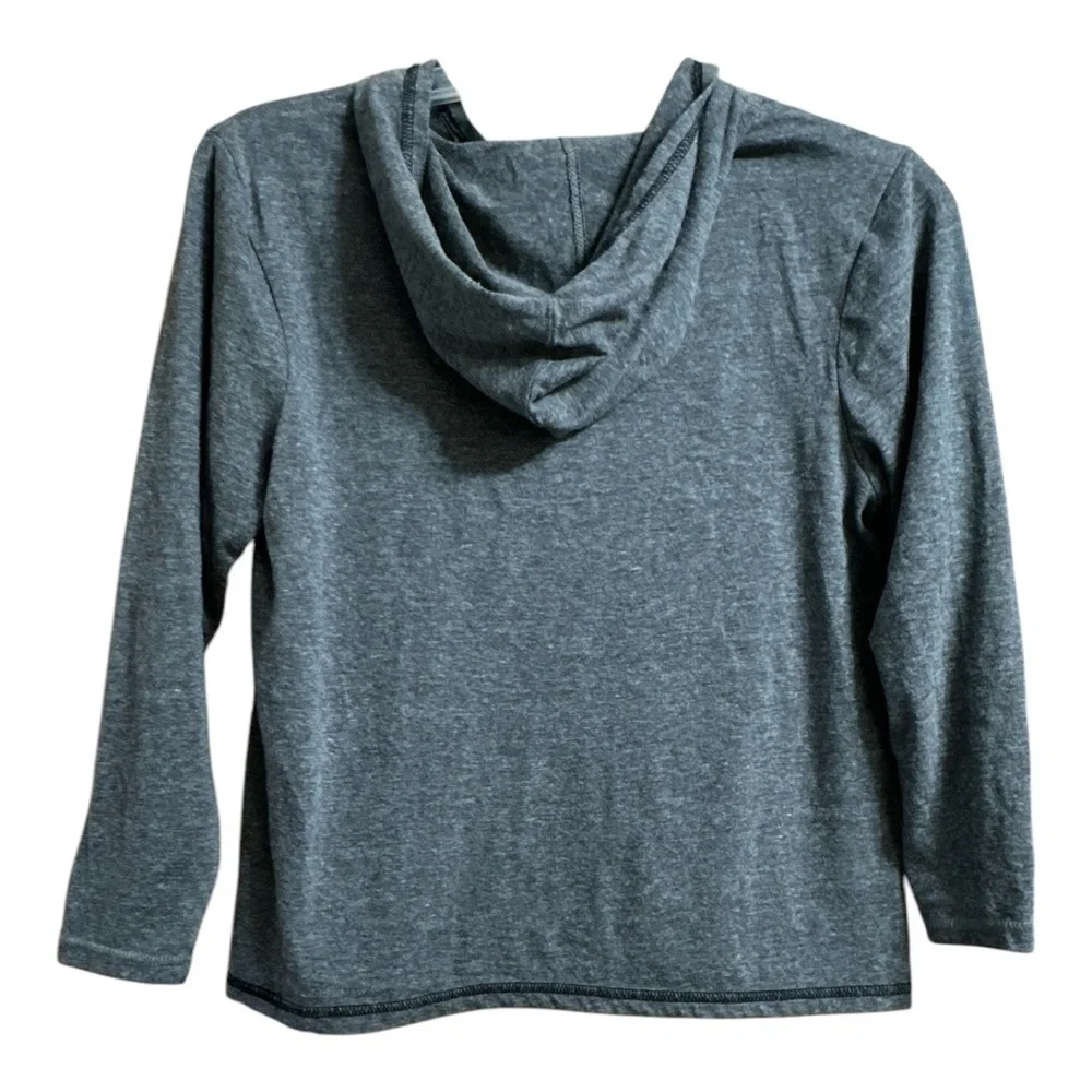 Prairie Mountain Brand Mammoth Cave Kids Gray Hoodie, Lightweight, Sz 10/12